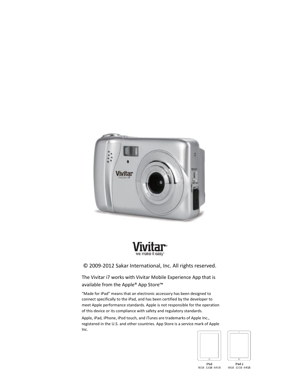 Vivitar vivtarr i7 User Manual | 81 pages