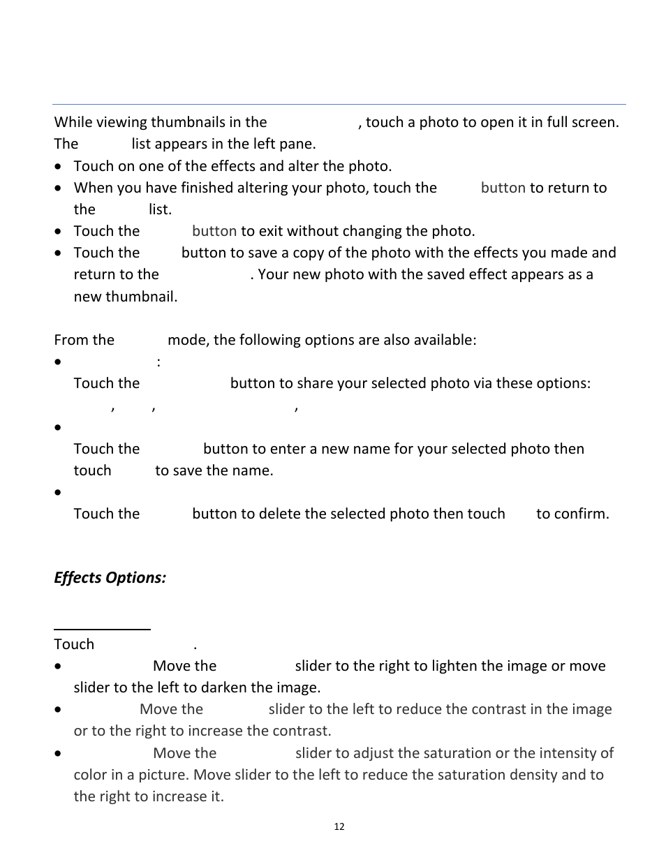 Vivitar vivtarr i7 User Manual | Page 12 / 81