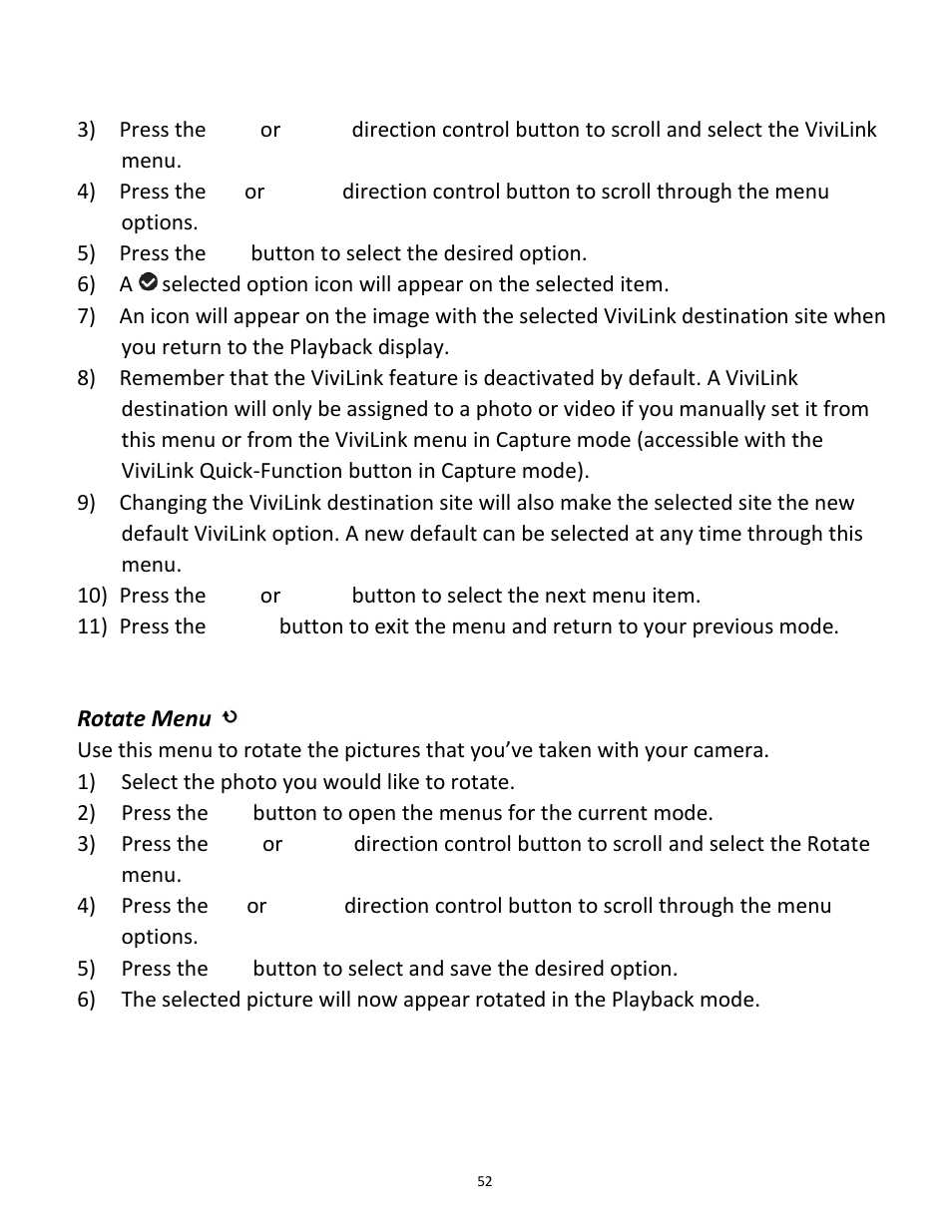 Vivitar vivtarr i7 User Manual | Page 52 / 81