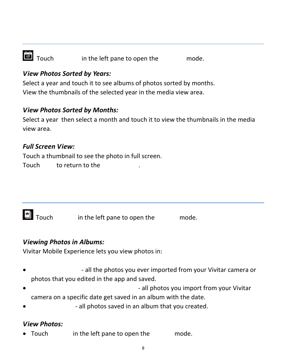 Vivitar vivtarr i7 User Manual | Page 8 / 81