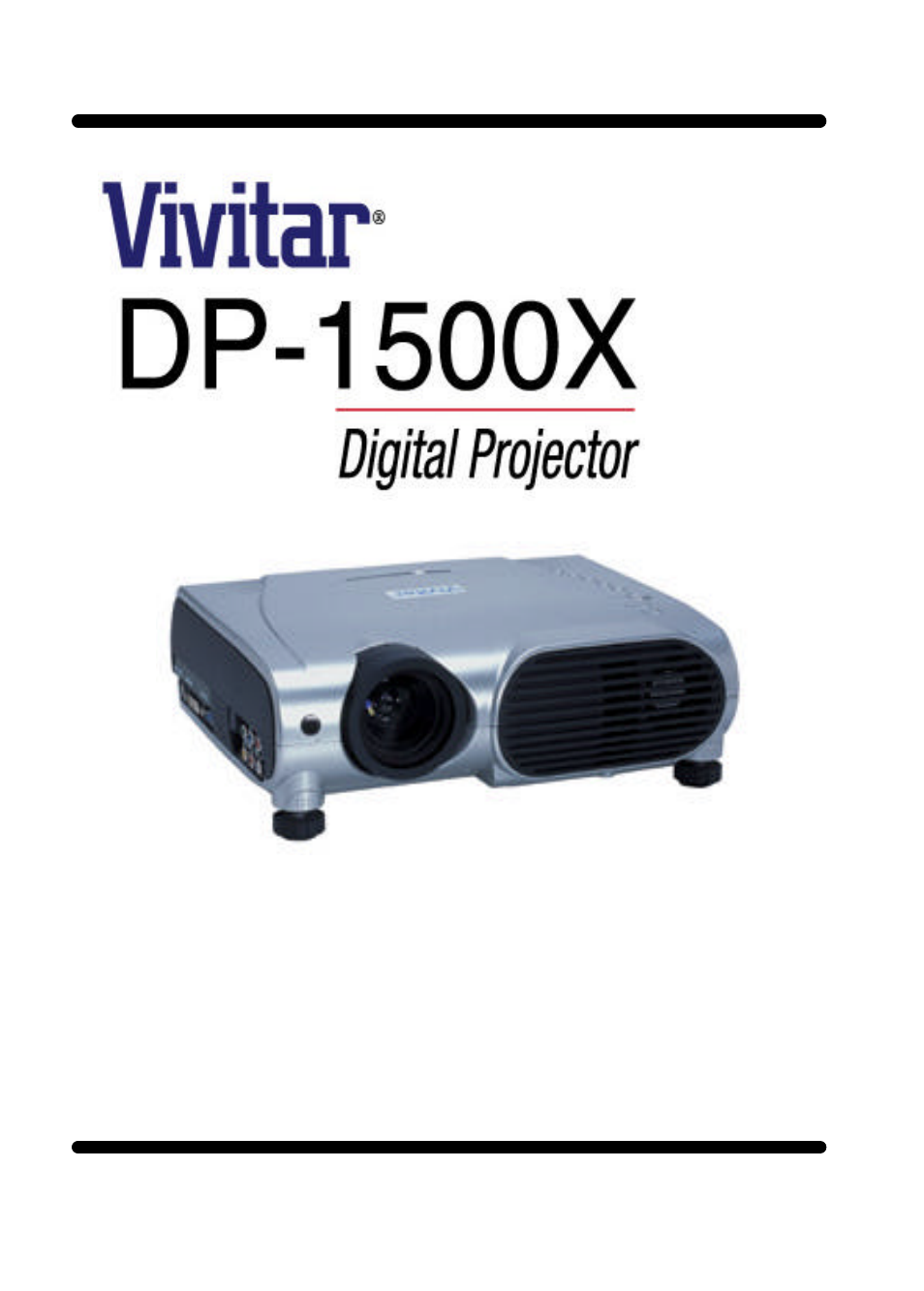 Vivitar DP1500 X User Manual | 35 pages