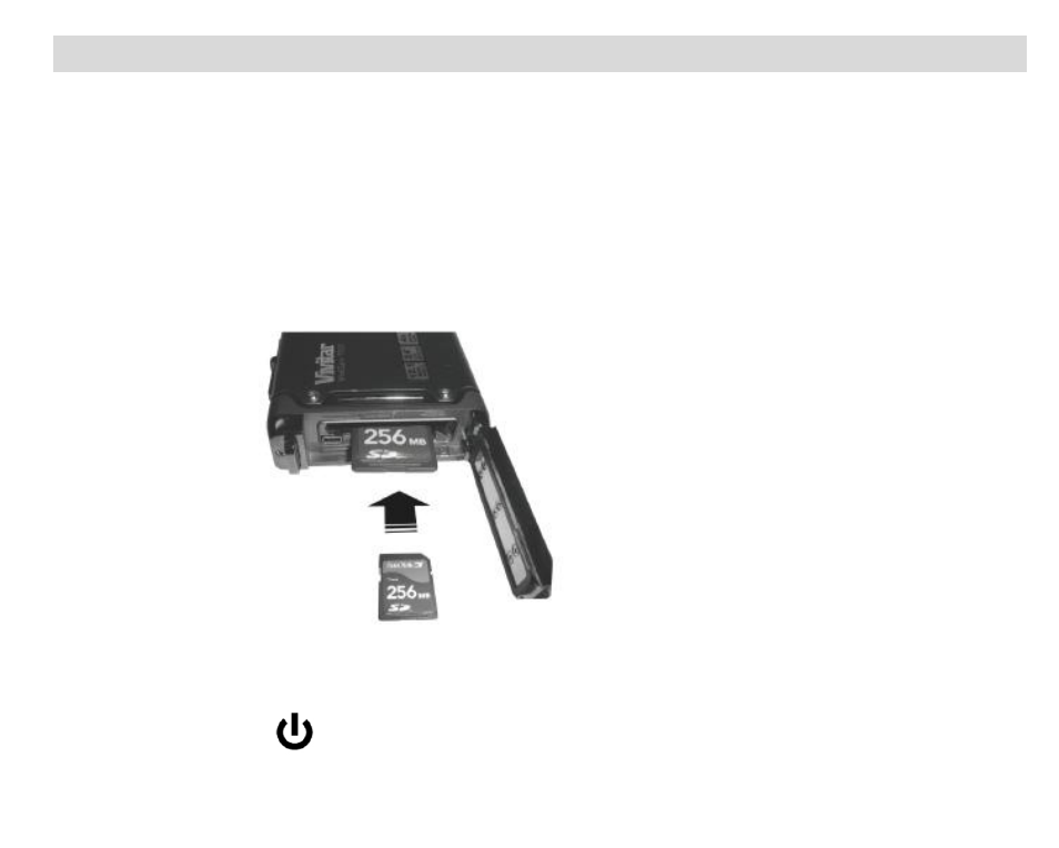 Initial camera setup, Powering the camera on | Vivitar ViviCam T026 User Manual | Page 8 / 66