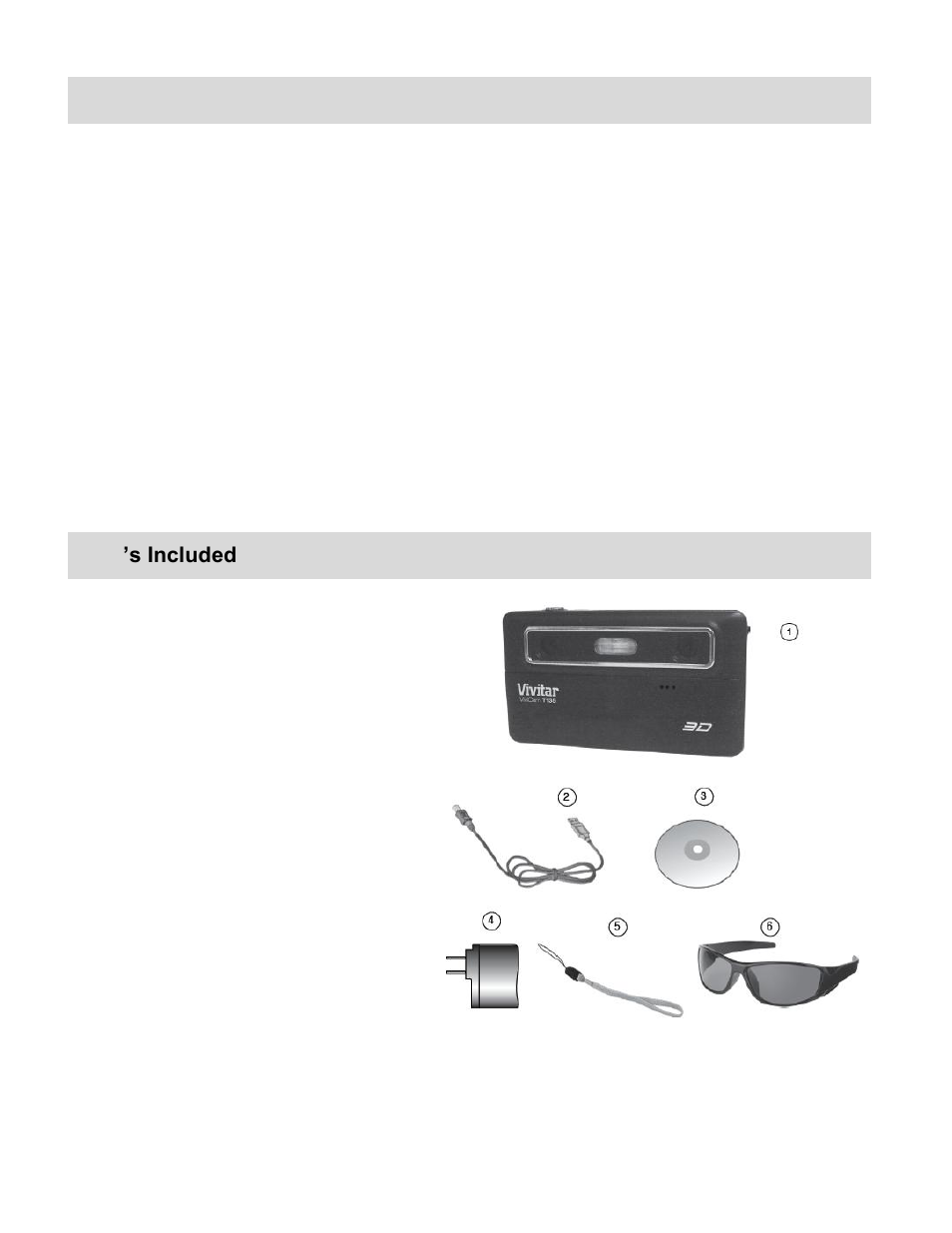 Introduction, What‟s included | Vivitar Vivicam T135 User Manual | Page 3 / 64