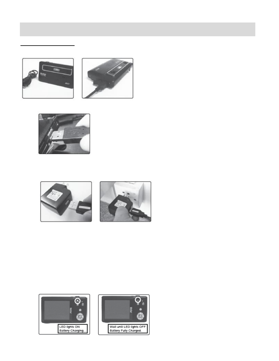 Initial camera setup | Vivitar Vivicam T135 User Manual | Page 5 / 64