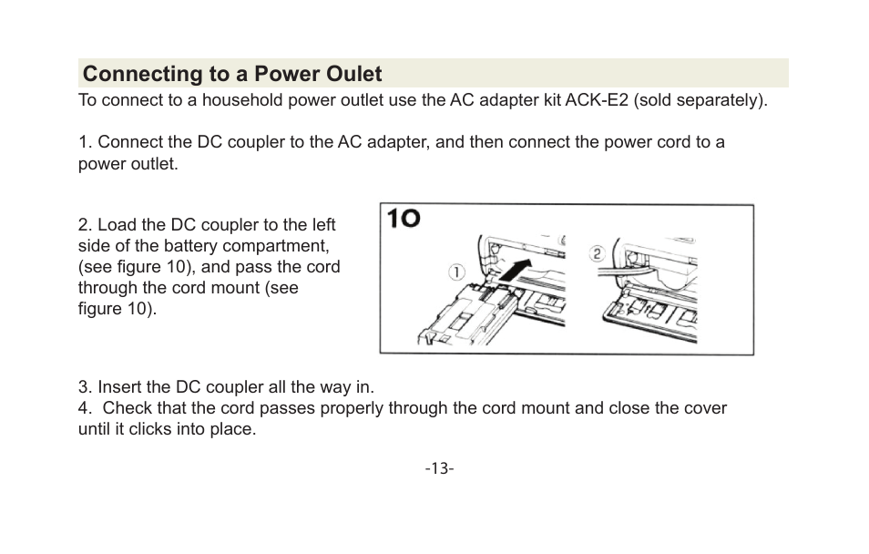 Pg 14, Connecting to a power oulet | Vivitar VIV-PG-5DMII User Manual | Page 14 / 20