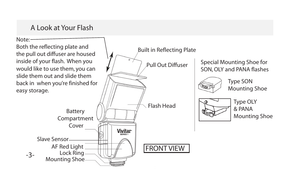 Df383 pg 4 | Vivitar POWER ZOOM DF-383 User Manual | Page 4 / 24