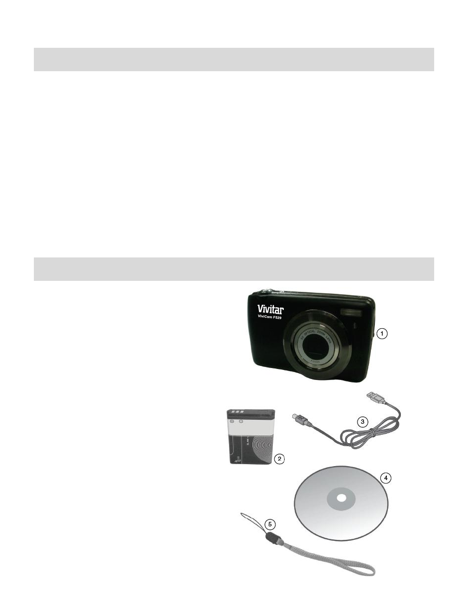 Introduction, What your camera includes | Vivitar ViviCam F529 User Manual | Page 3 / 56