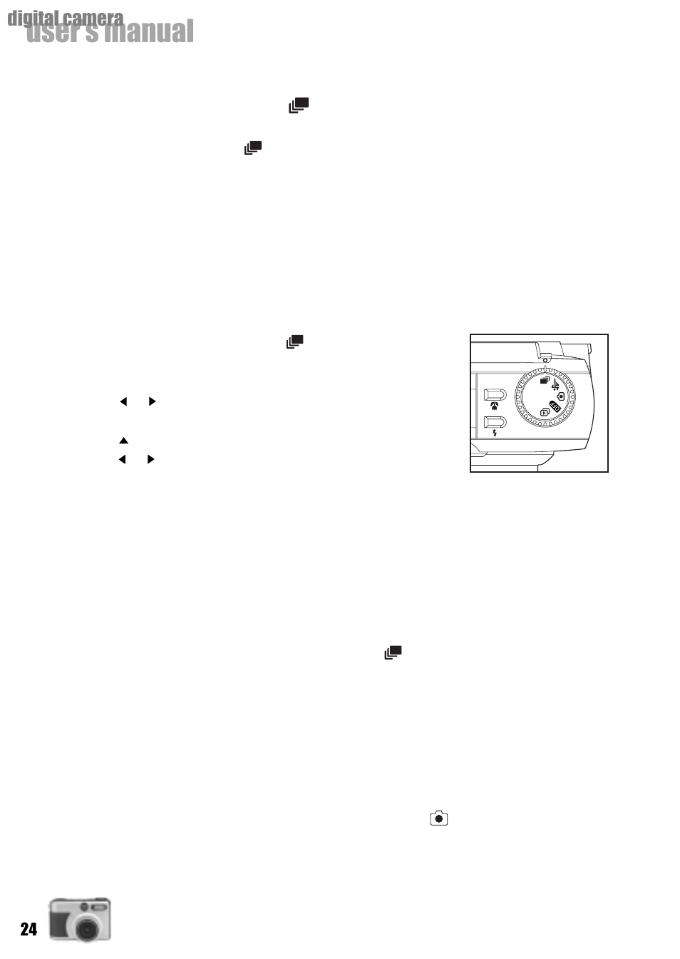 User’s manual, Digital camera taking burst pictures ( ), Using the flash | Vivitar Vivicam 3735 User Manual | Page 24 / 44