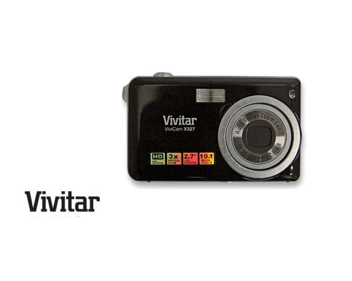 Vivitar ViviCam X327 User Manual | 55 pages