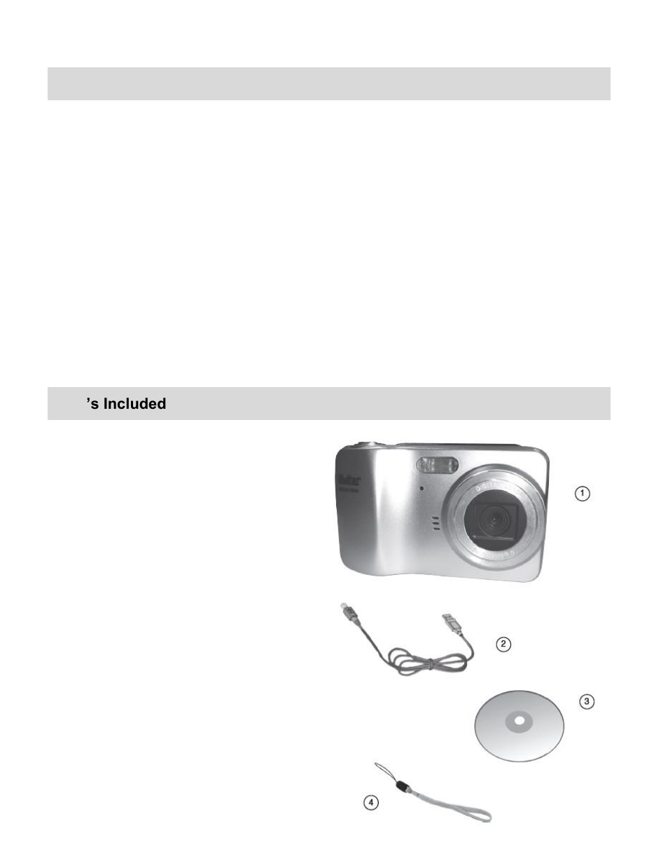 Introduction, What‟s included | Vivitar ViviCam X028 User Manual | Page 3 / 60