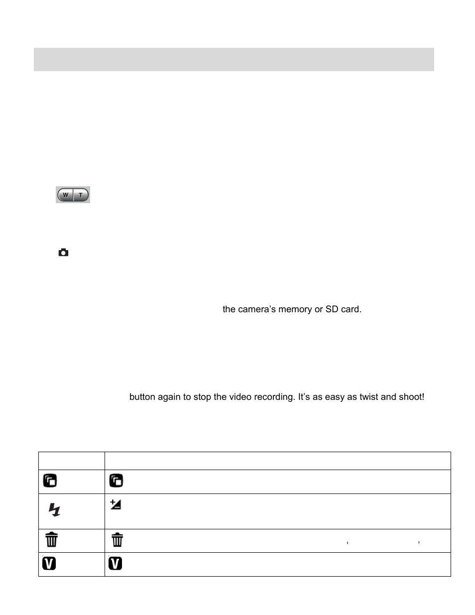 Video capture mode | Vivitar VIVICAM 5028 User Manual | Page 33 / 53