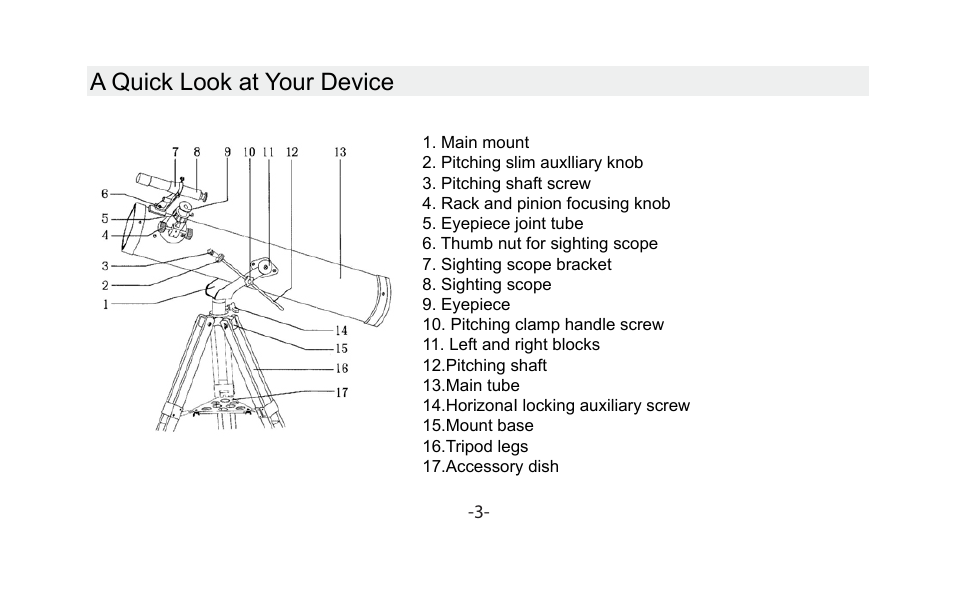 A quick look at your device | Vivitar VIV-TEL-76700 User Manual | Page 4 / 16
