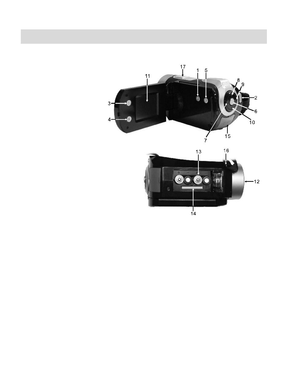 Parts of the camera | Vivitar DVR650 User Manual | Page 4 / 44