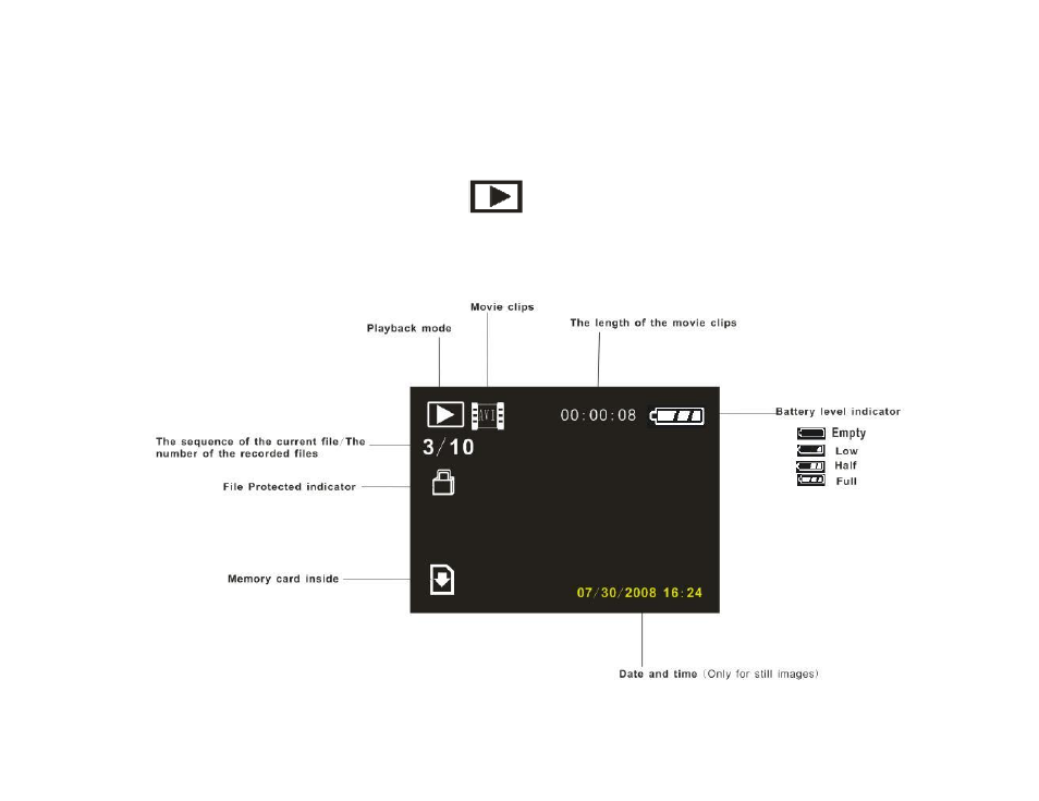 Playback mode | Vivitar DVR 830XHD User Manual | Page 45 / 84