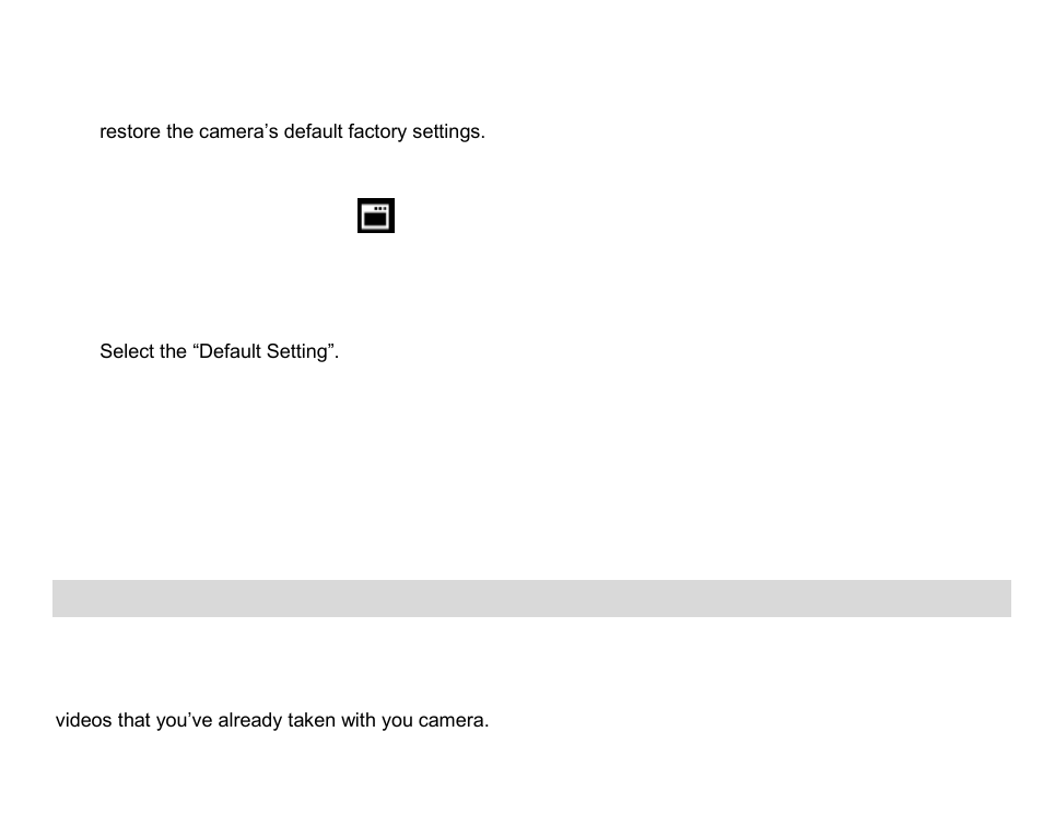 Video playback mode, Factory settings menu | Vivitar DVR 528 User Manual | Page 28 / 67