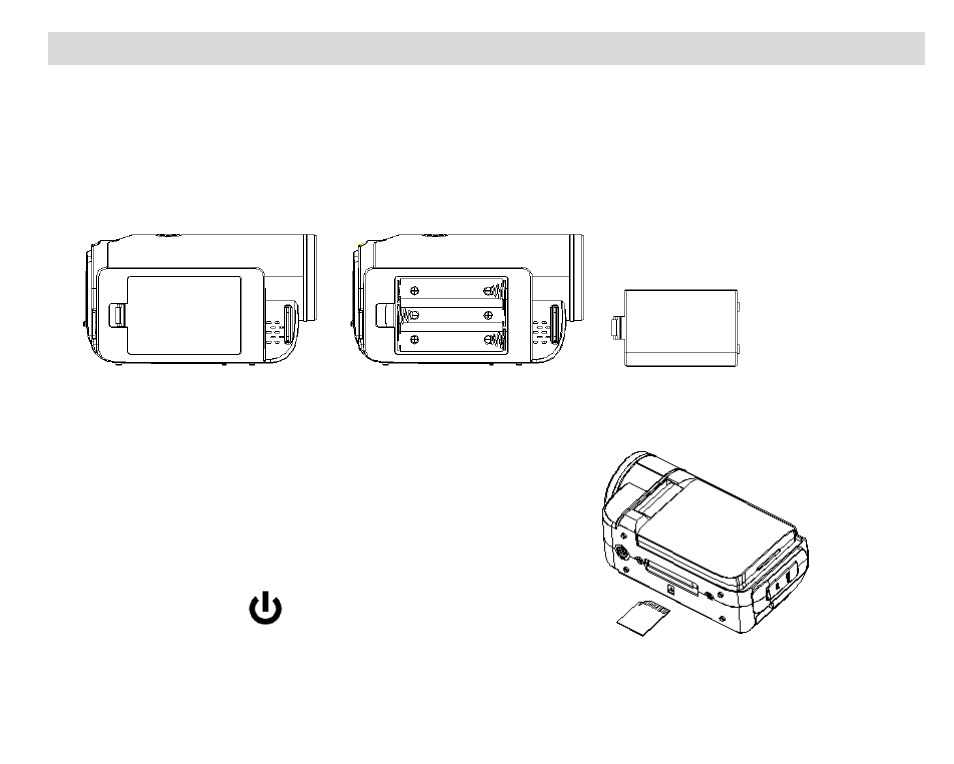 Initial camera setup, Powering the camera on | Vivitar DVR 528 User Manual | Page 7 / 67