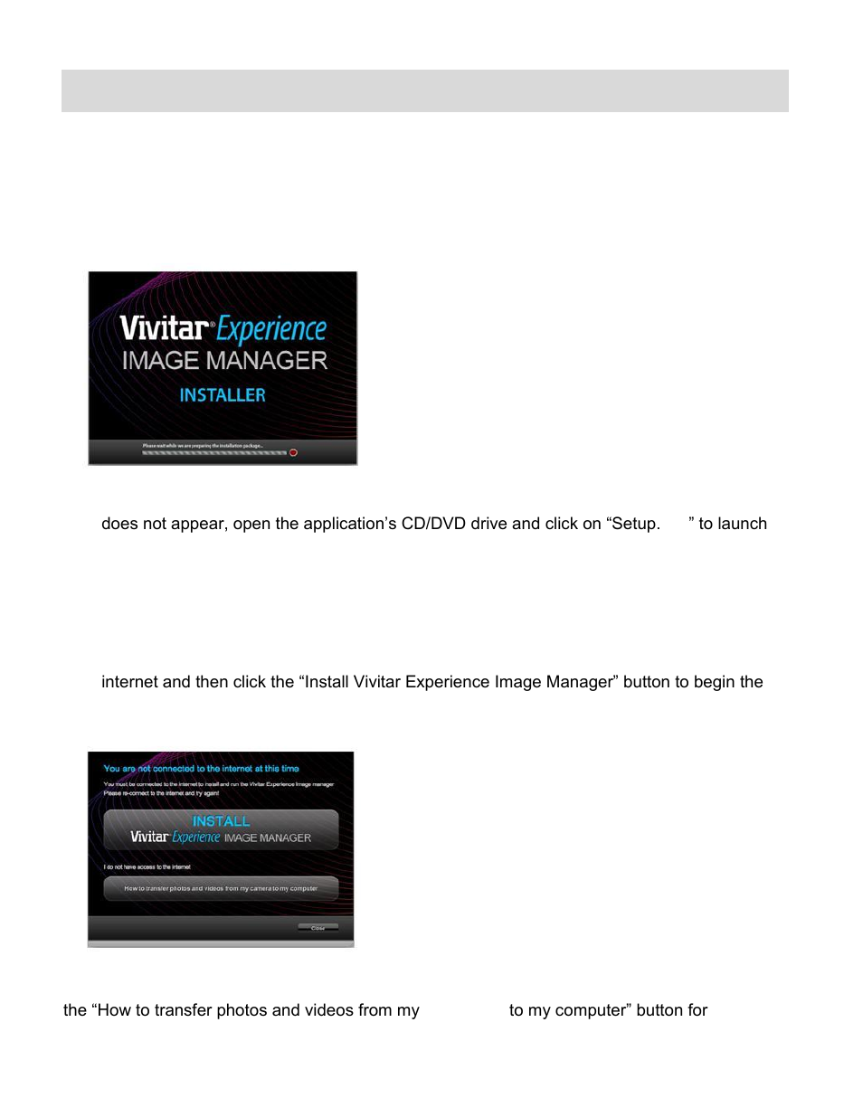 Installing the software | Vivitar DVR 380 User Manual | Page 26 / 33