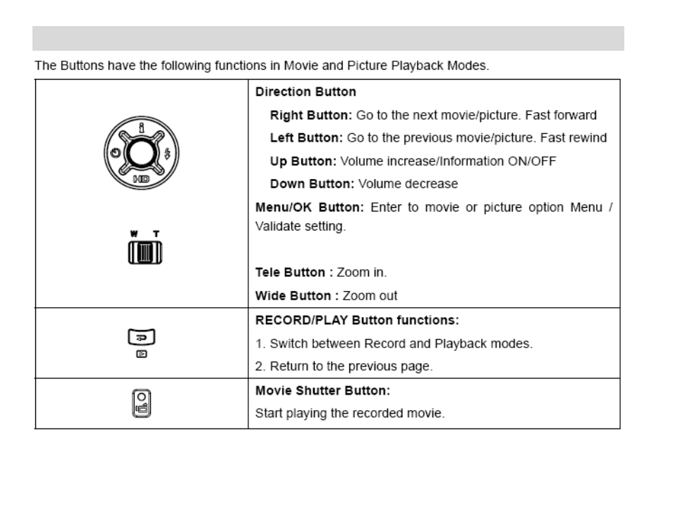 Camera playback modes | Vivitar 840XHD User Manual | Page 54 / 101