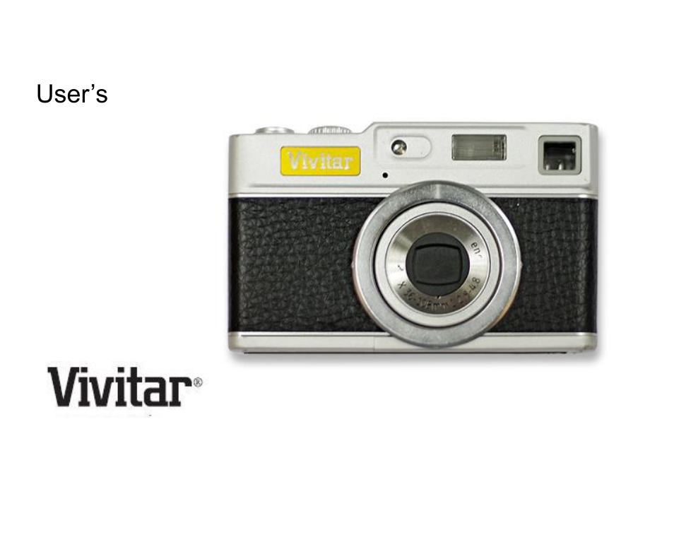 Vivitar VIVICAM 8027 User Manual | 56 pages