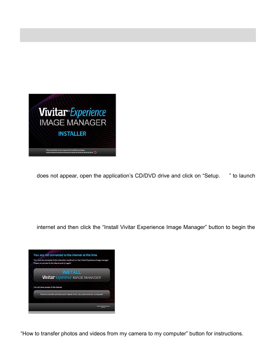 Installing the software | Vivitar DVR 805HD User Manual | Page 42 / 48