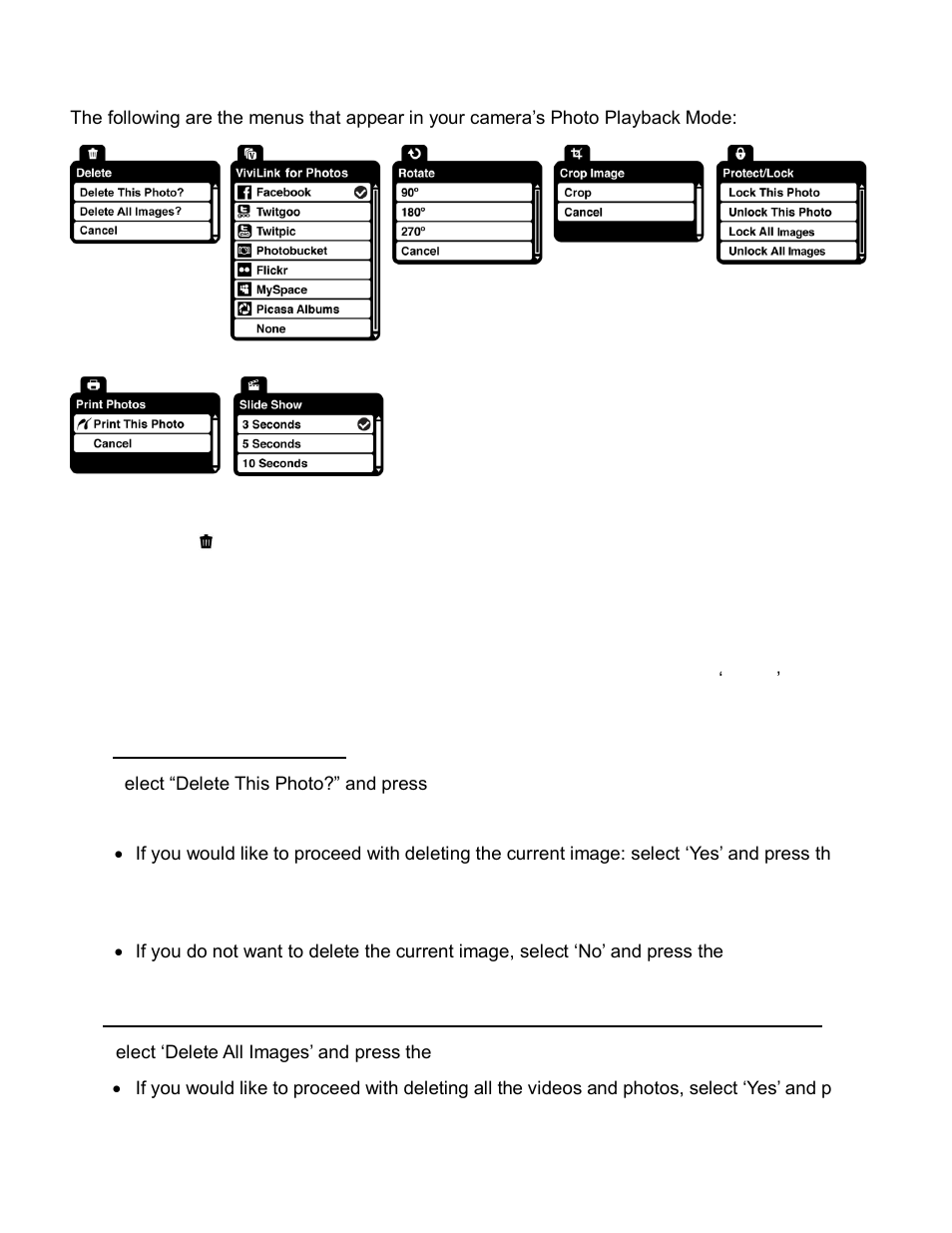 Vivitar ViviCam F128 User Manual | Page 36 / 66