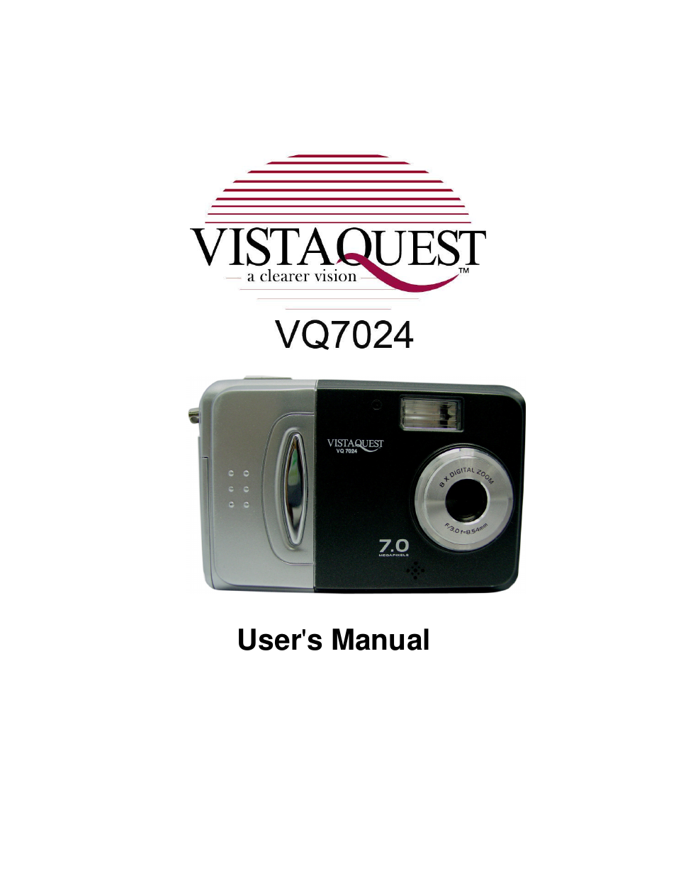 VistaQuest VQ-7024 User Manual | 42 pages