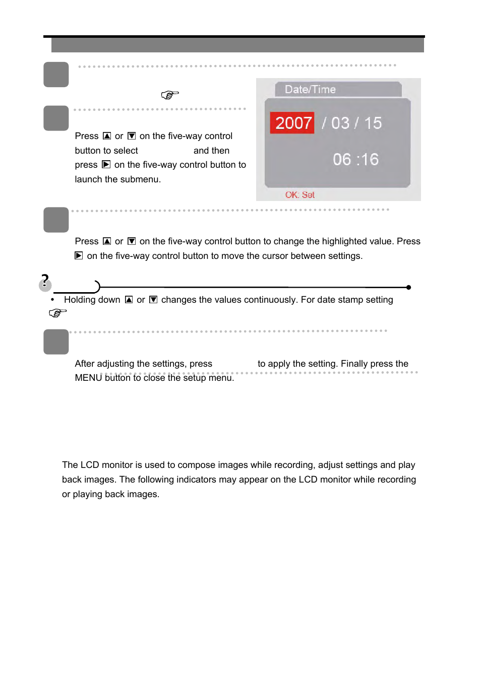 Using the lcd monitor | VistaQuest AgfaPhoto sensor 505-D User Manual | Page 14 / 53