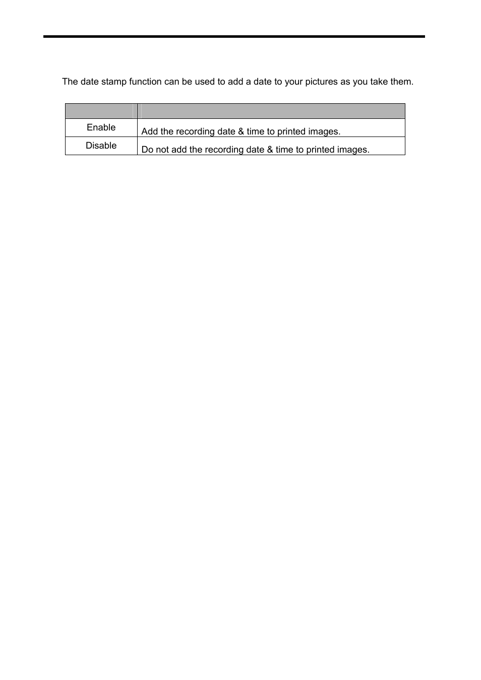 Setting date stamp | VistaQuest AgfaPhoto sensor 505-D User Manual | Page 34 / 53