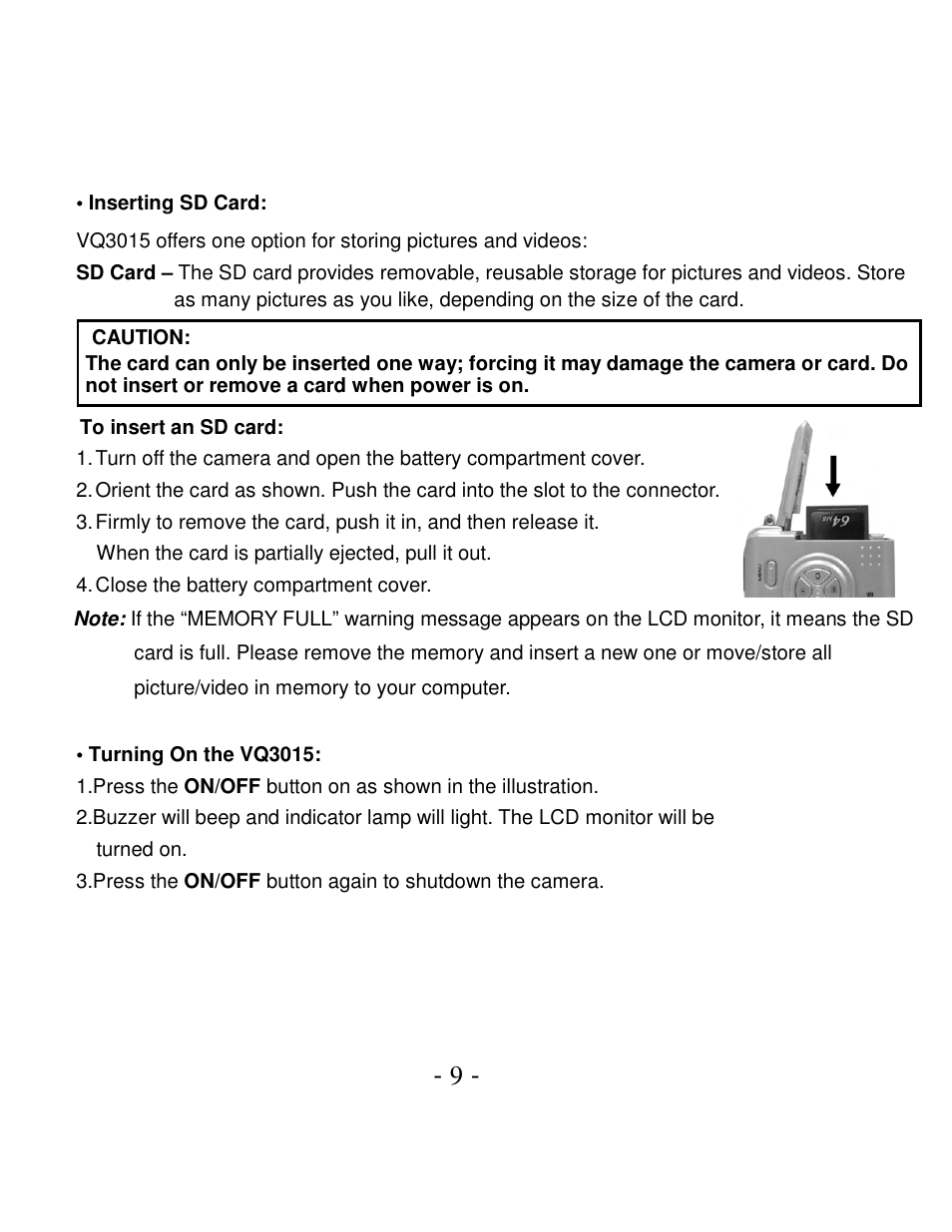 VistaQuest VQ3015 User Manual | Page 14 / 44