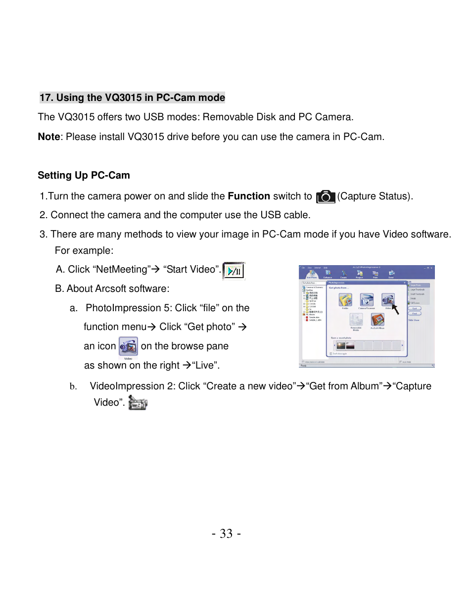 VistaQuest VQ3015 User Manual | Page 38 / 44