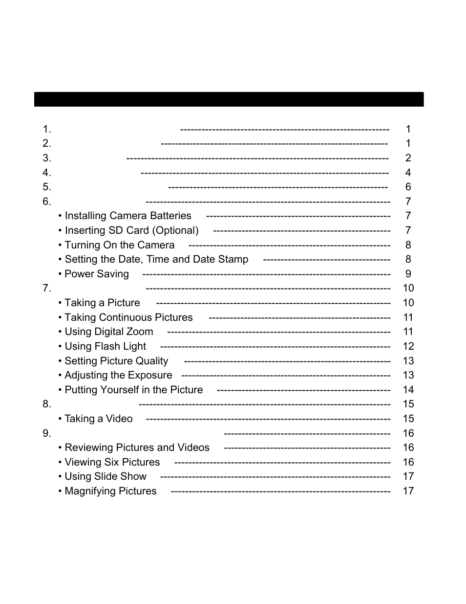 VistaQuest VQ-3110 User Manual | Page 3 / 47