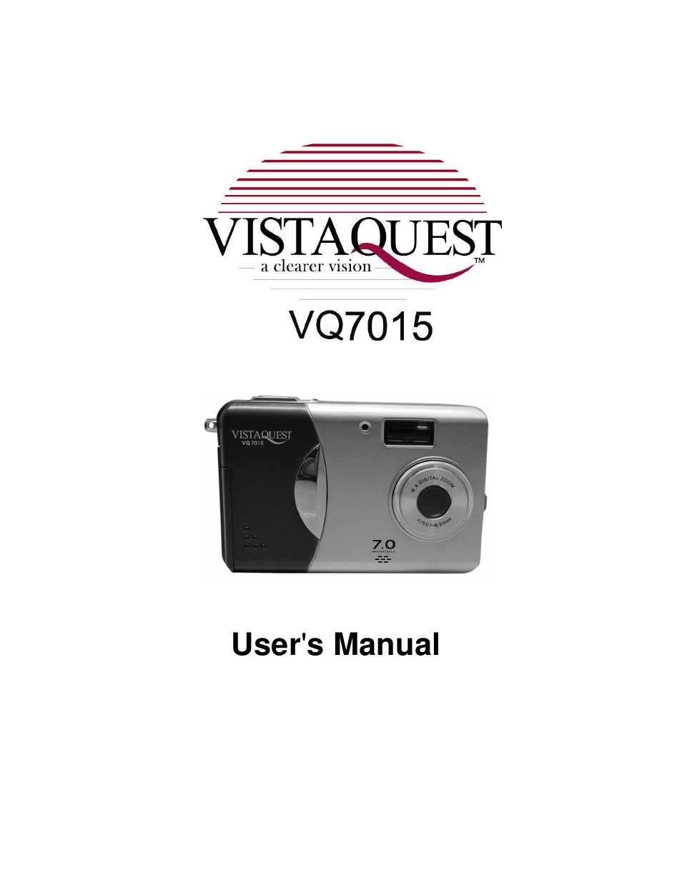 VistaQuest VQ-7015 User Manual | 42 pages