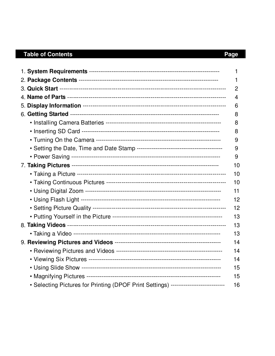 VistaQuest VQ-7015 User Manual | Page 3 / 42