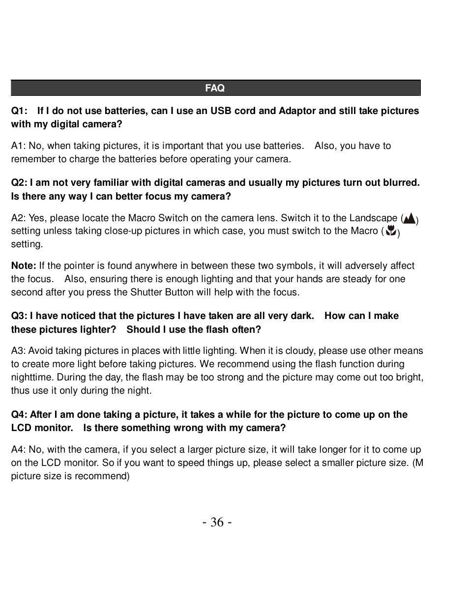 VistaQuest VQ-7015 User Manual | Page 40 / 42
