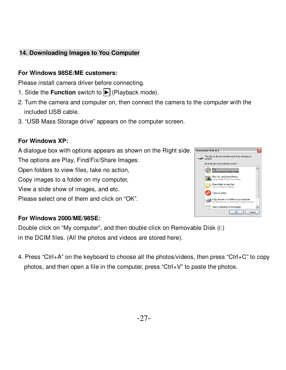 VistaQuest VQ-5015 User Manual | Page 31 / 42