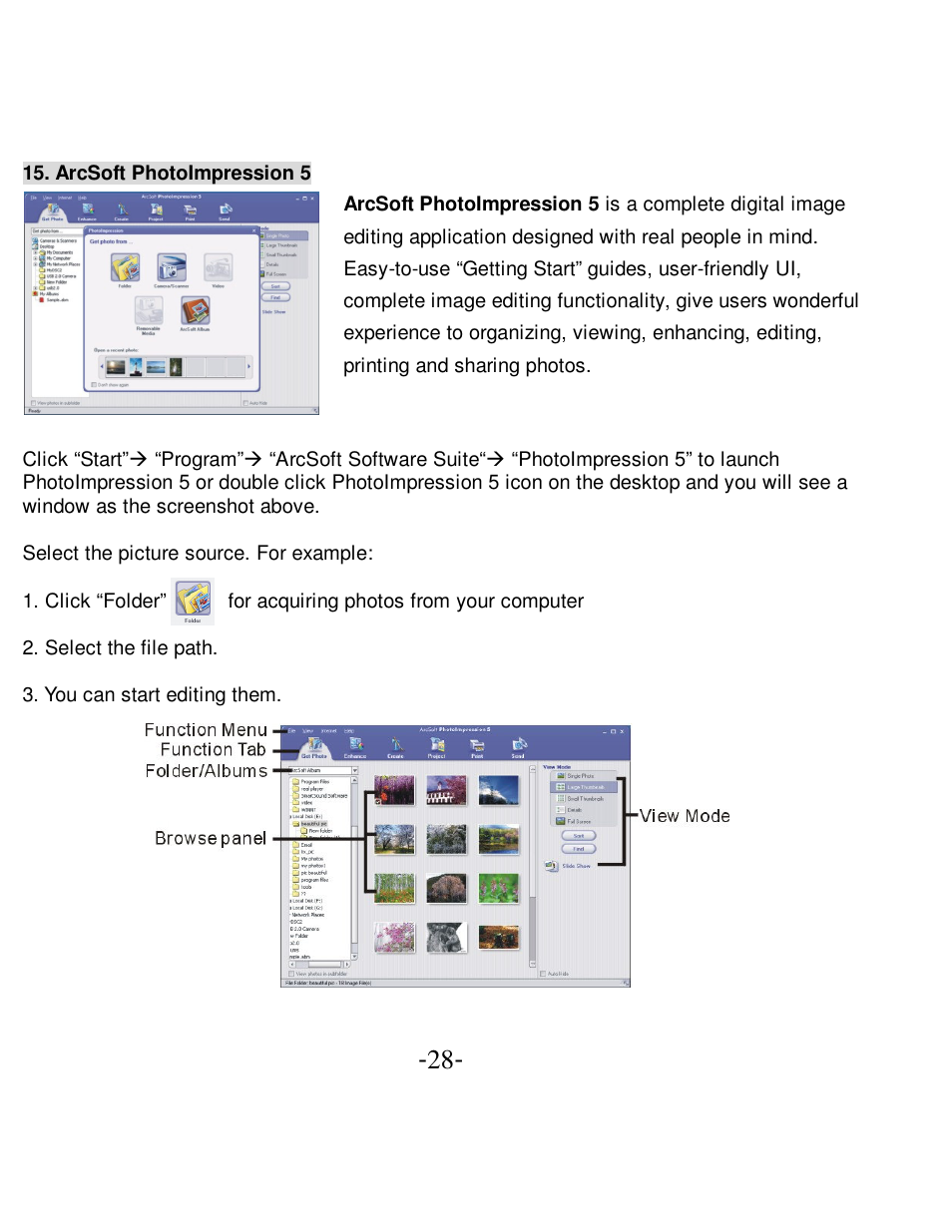 VistaQuest VQ-5015 User Manual | Page 32 / 42