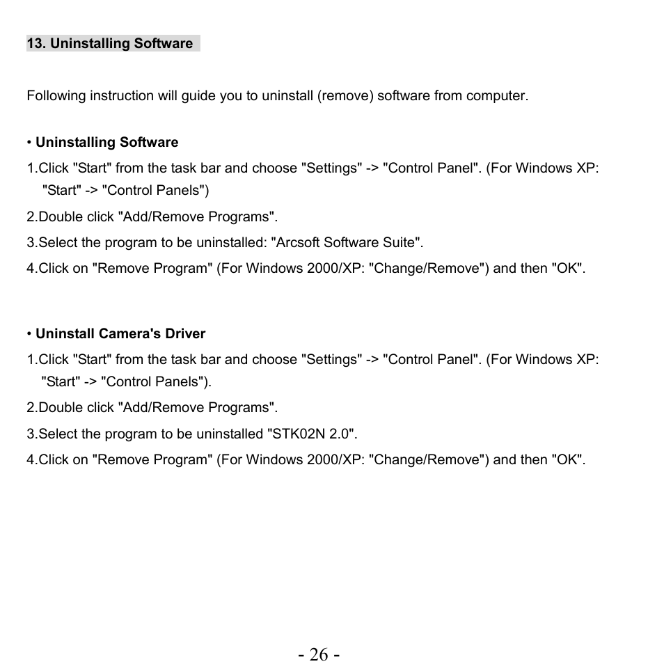 VistaQuest VQ515 User Manual | Page 30 / 45