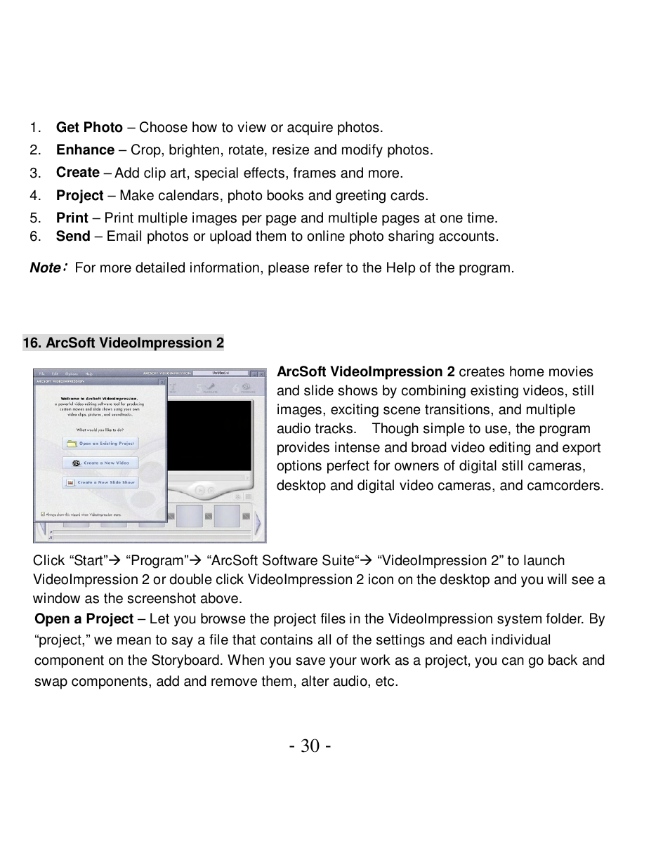 VistaQuest VQ5015 User Manual | Page 34 / 46