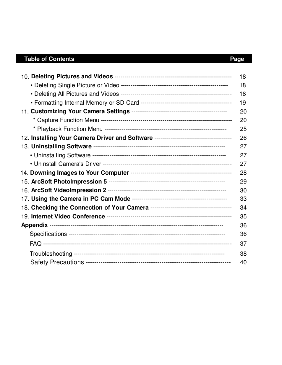 VistaQuest VQ5015 User Manual | Page 4 / 46