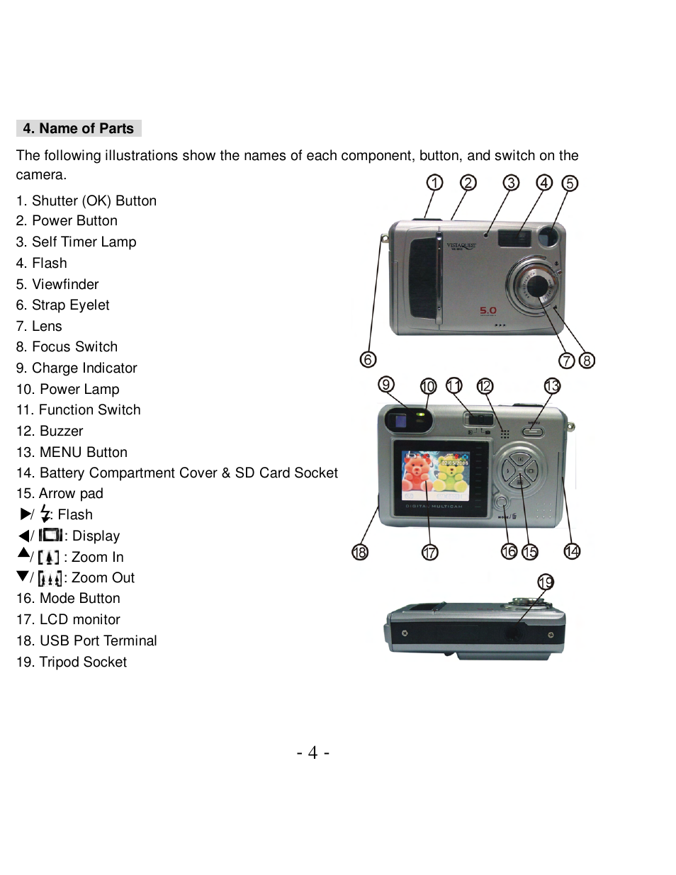 VistaQuest VQ5015 User Manual | Page 8 / 46