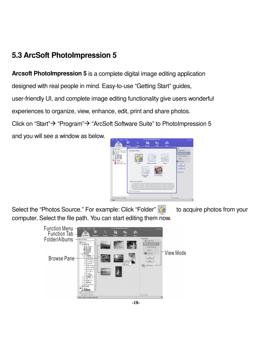 3 arcsoft photoimpression 5 | VistaQuest VQ 350 User Manual | Page 22 / 29