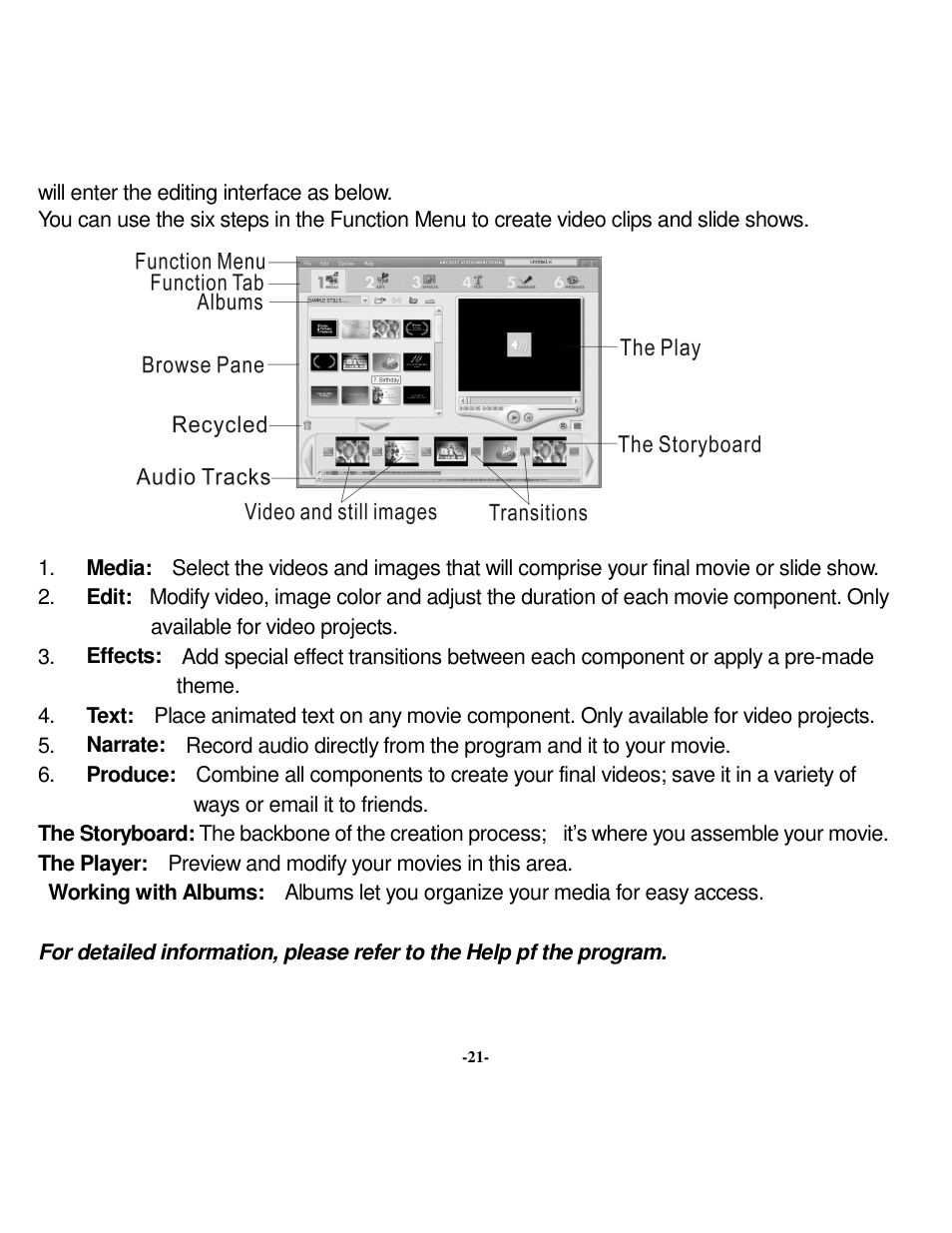 VistaQuest VQ 350 User Manual | Page 25 / 29