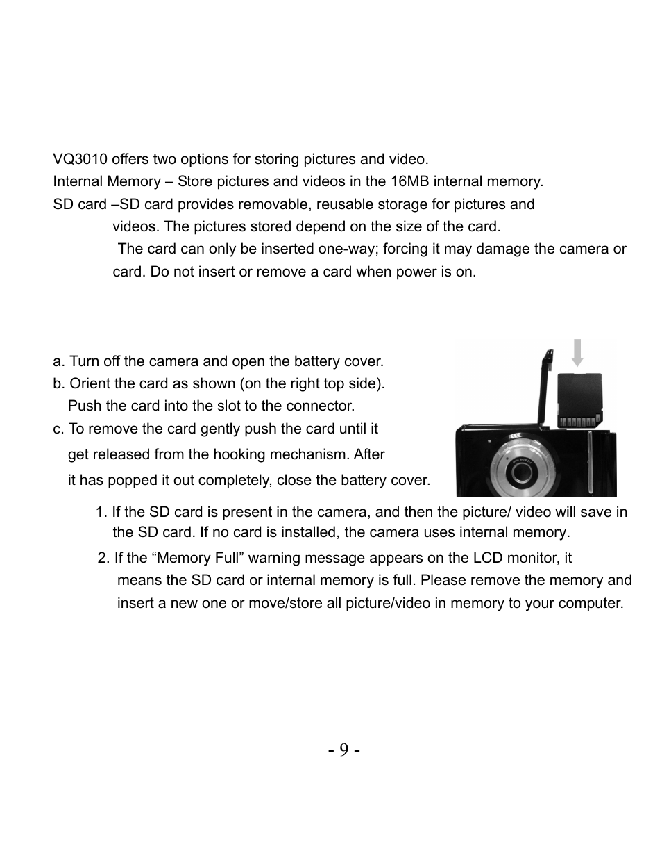 VistaQuest VQ3010 User Manual | Page 13 / 40