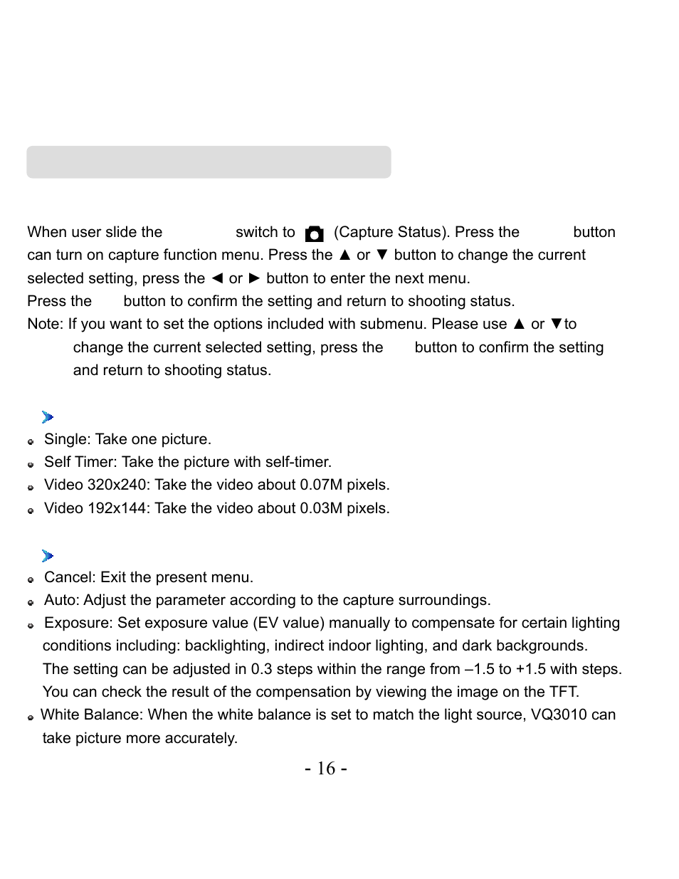 VistaQuest VQ3010 User Manual | Page 20 / 40