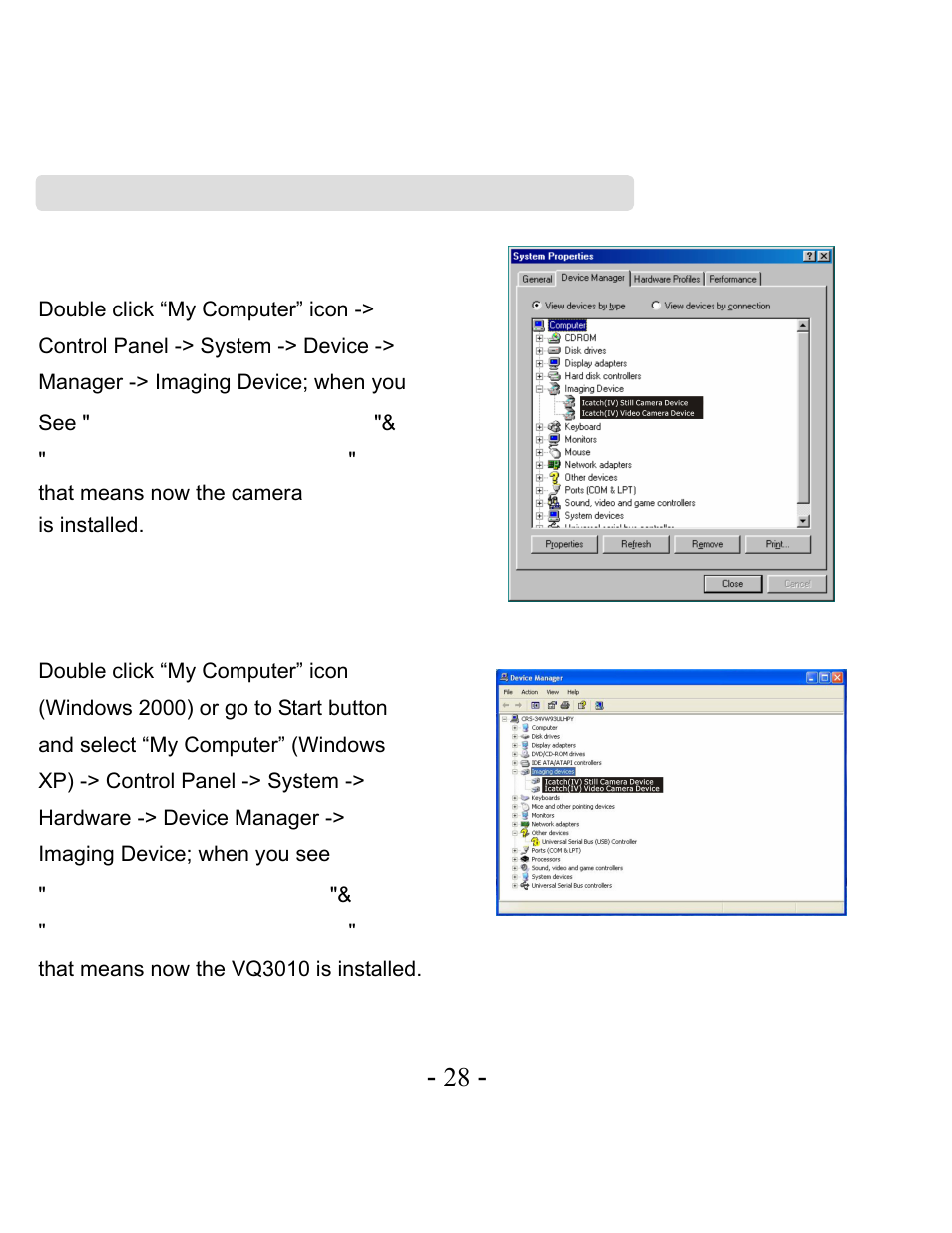 Checking the connection of your vq3010 | VistaQuest VQ3010 User Manual | Page 32 / 40