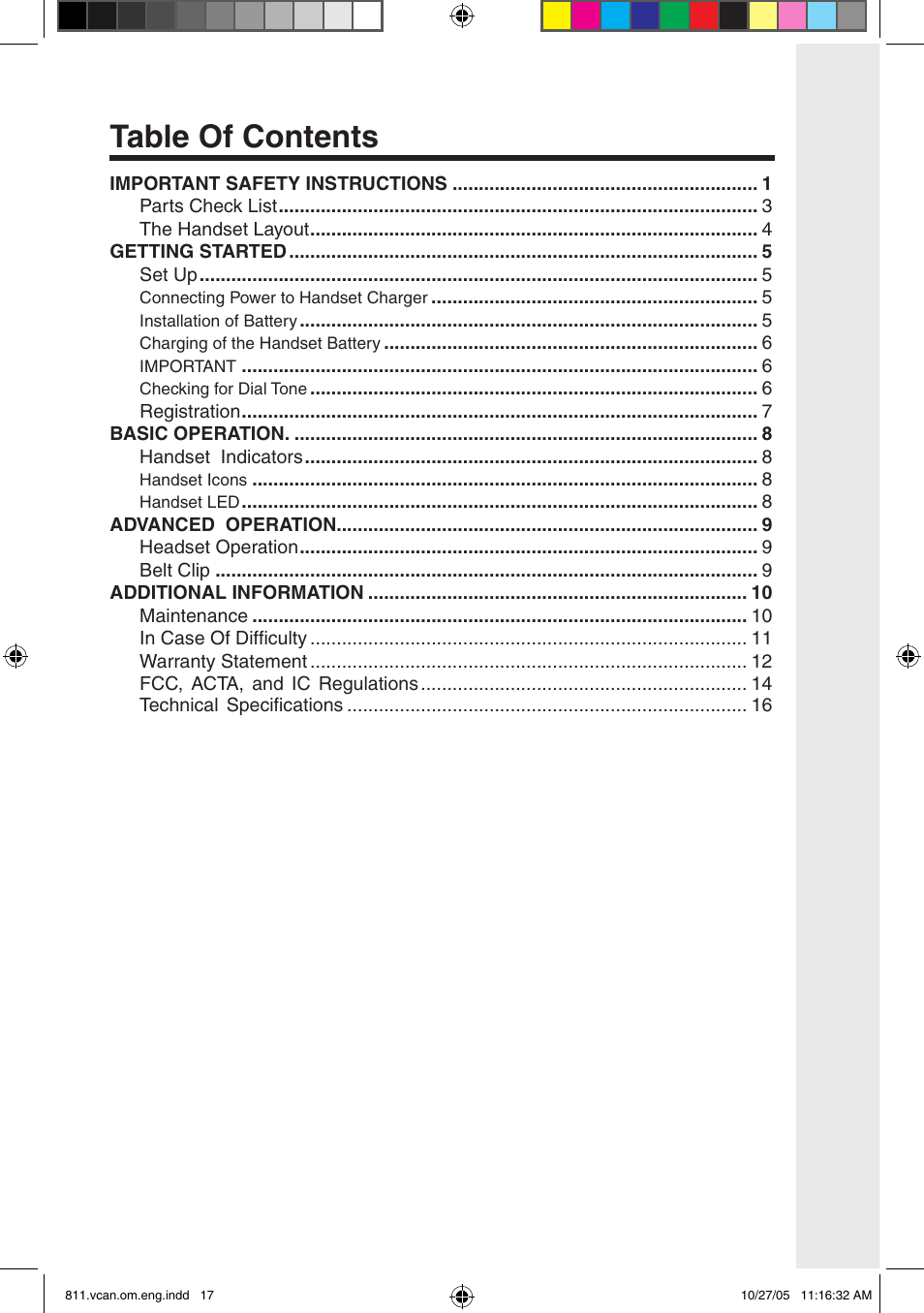 VTech IP811 User Manual | Page 18 / 20