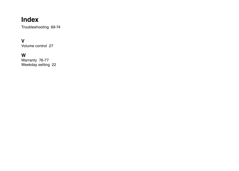 Index | VTech 5873 User Manual | Page 85 / 87