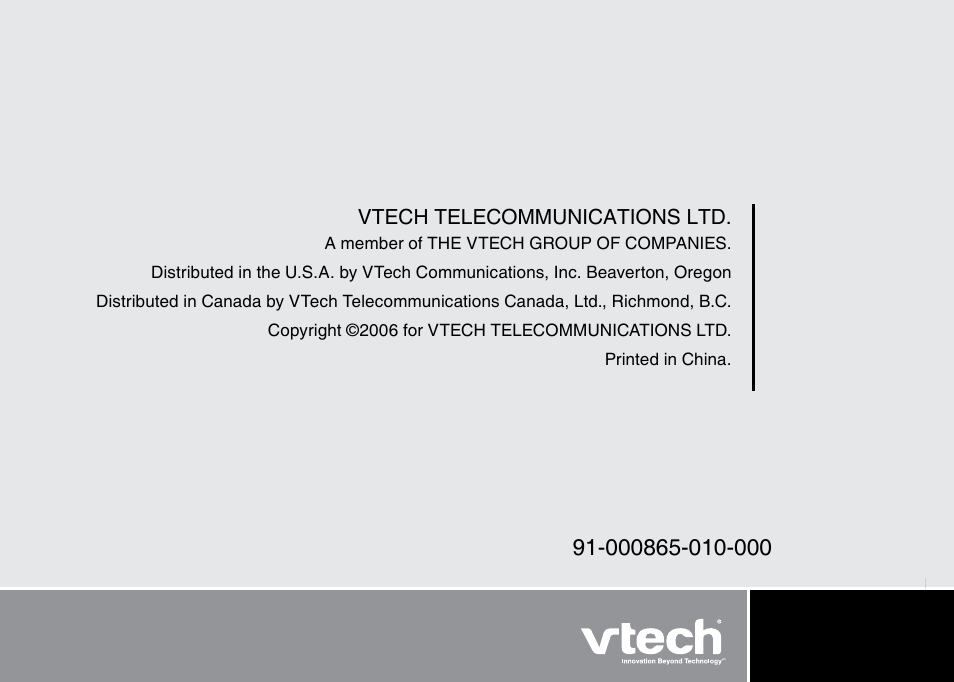 VTech 5873 User Manual | Page 86 / 87