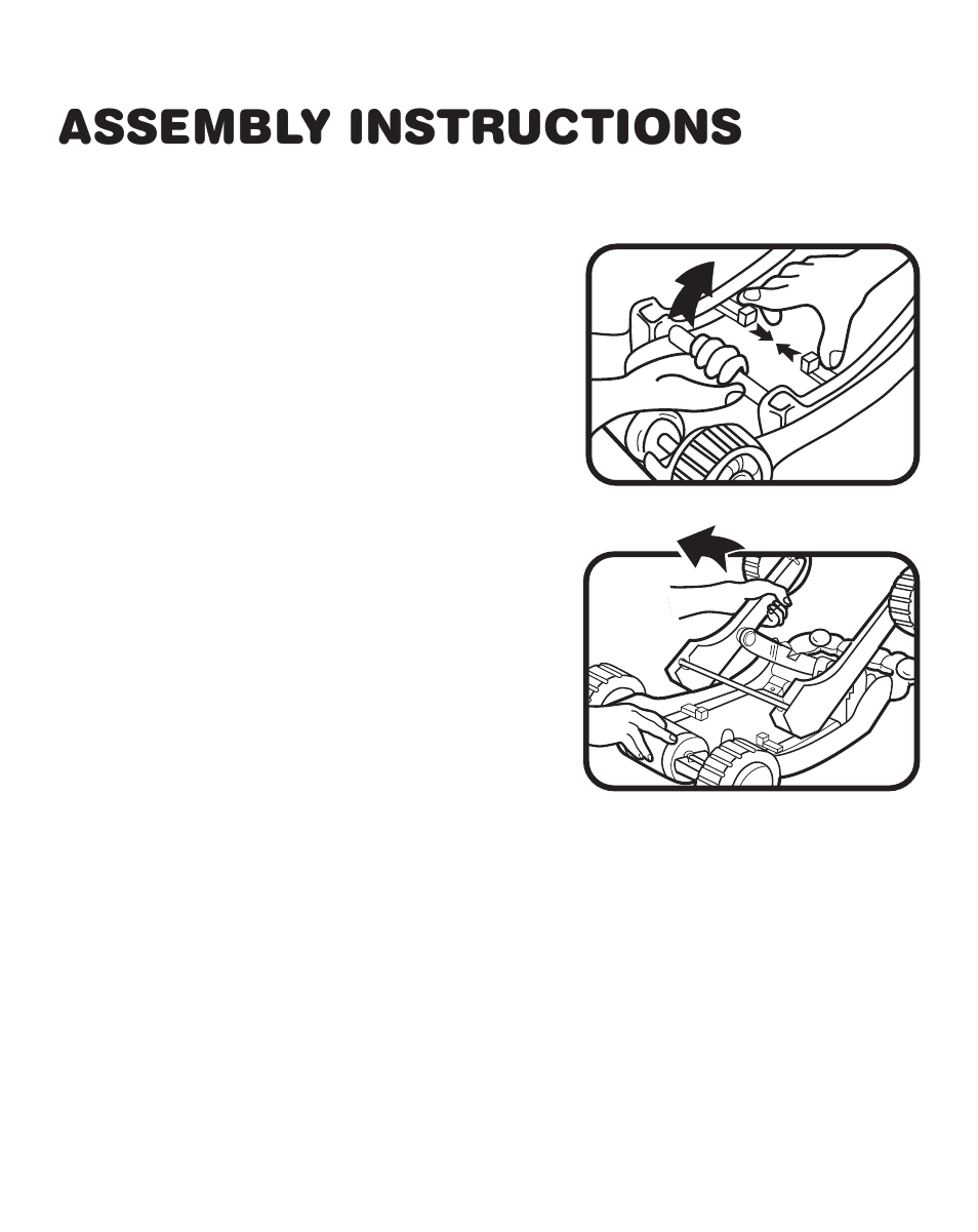 Assembly instructions | VTech LITTLE SMART User Manual | Page 7 / 20
