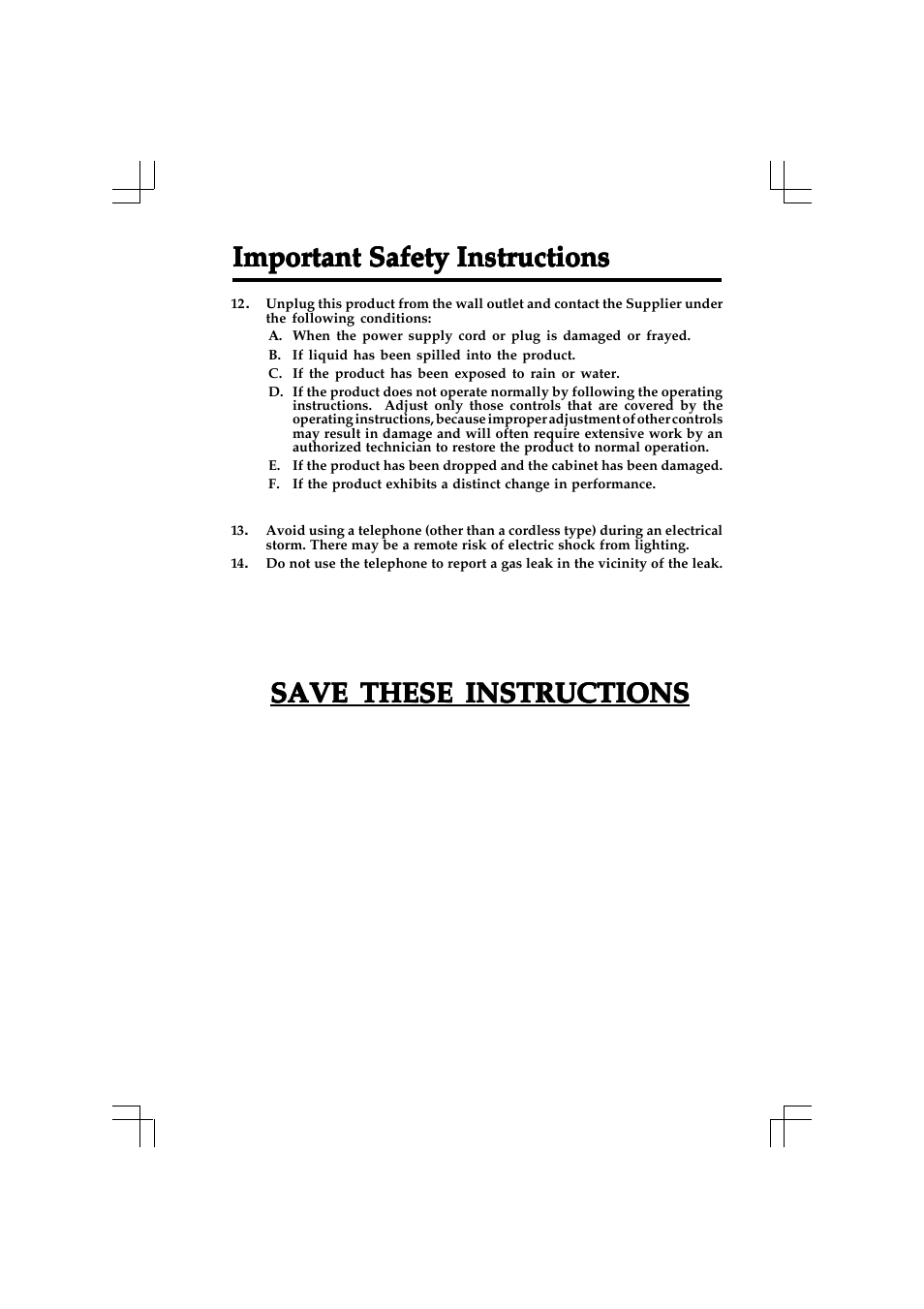 Save these instructions | VTech 20-2432 User Manual | Page 3 / 51